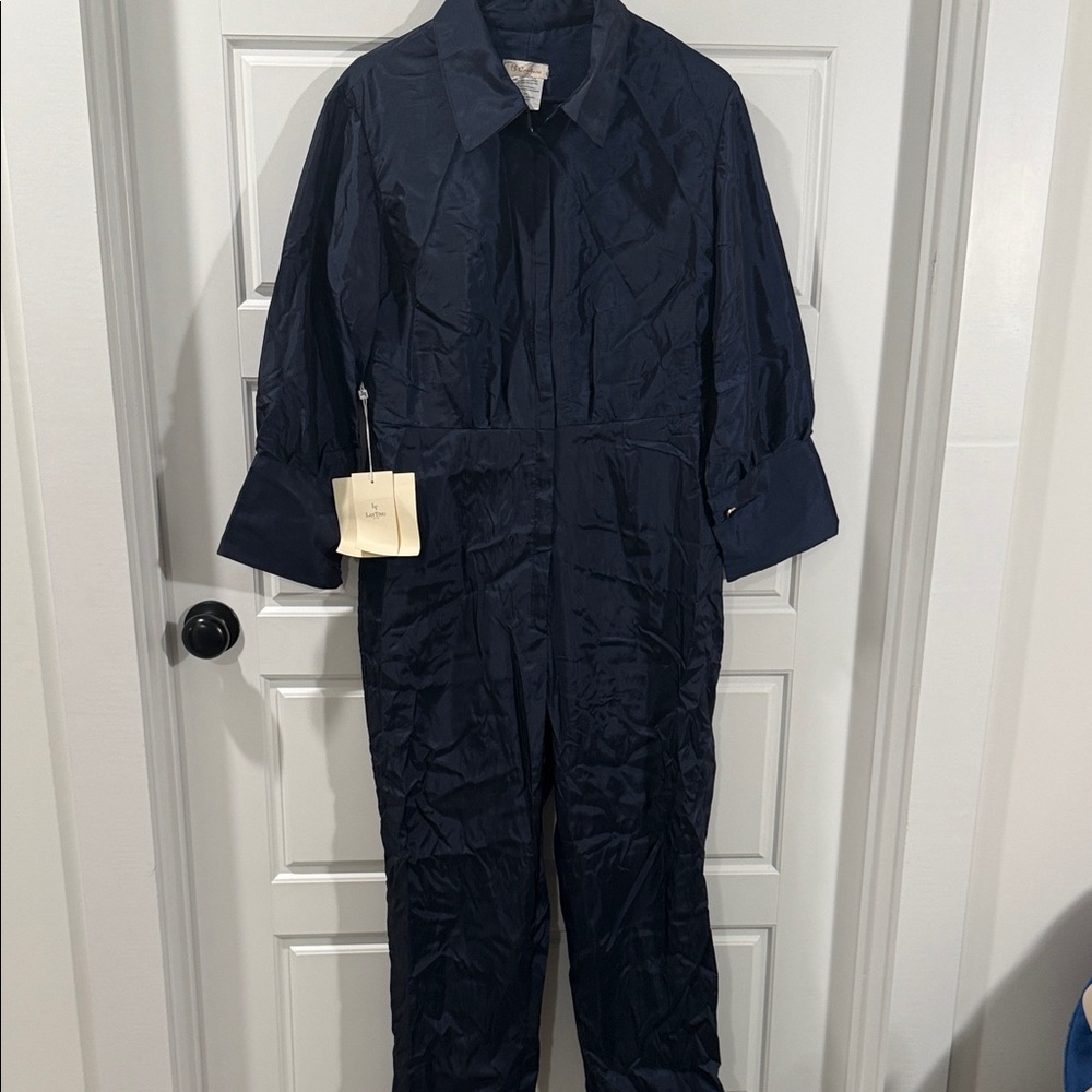 TS Couture nylon jumpsuit wedding NWT